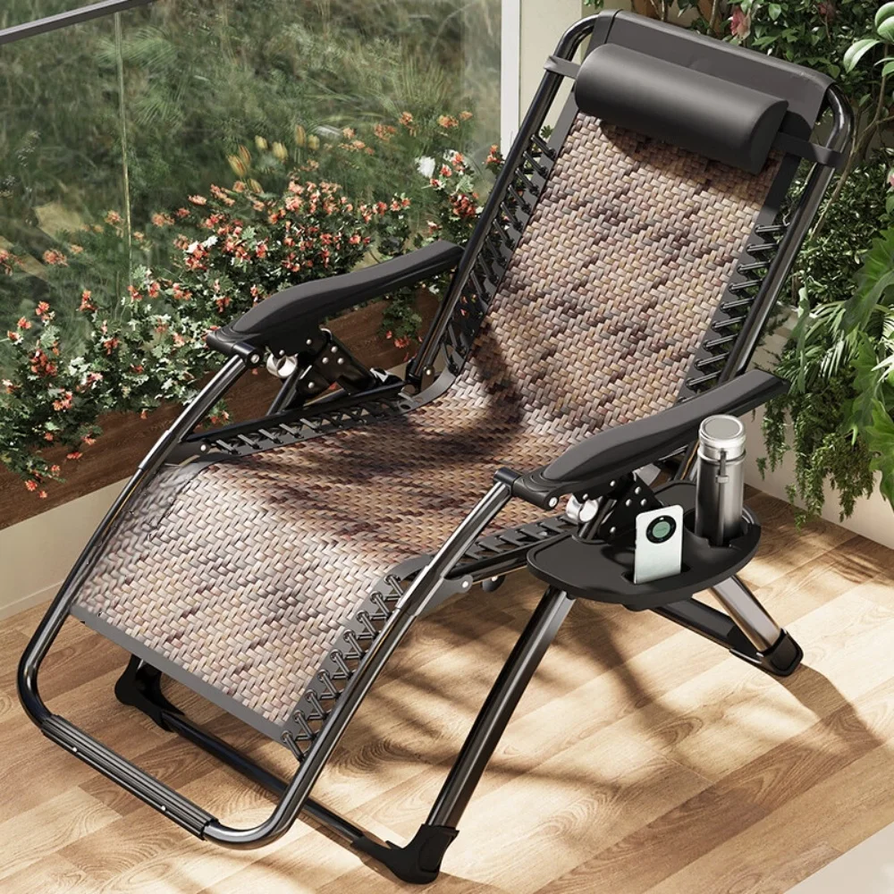 Deck Chair Lounger - 2026 Outdoor Furniture Portable Folding Metal