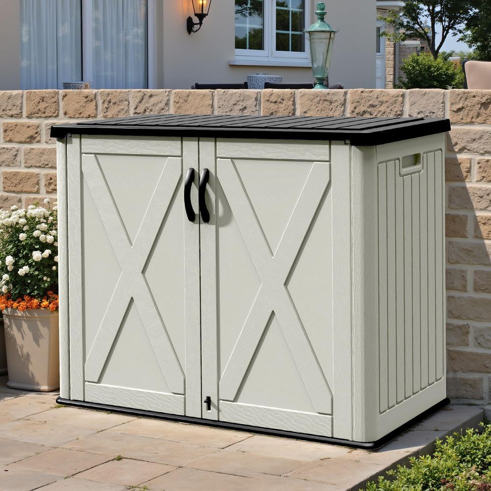 Outdoor Furniture With Storage - 26 Cu.ft Outdoor Storage Cabinet with