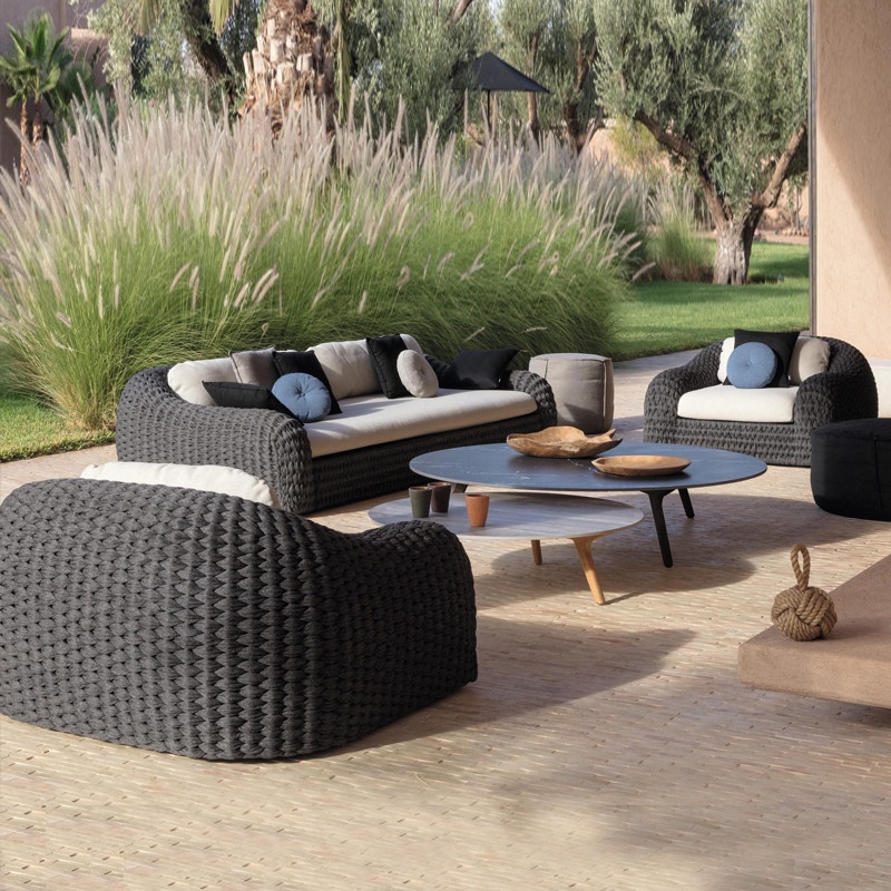 Outdoor Furniture Europe - Modern Minimalist Outdoor Sofa Waterproof Sun-Proof