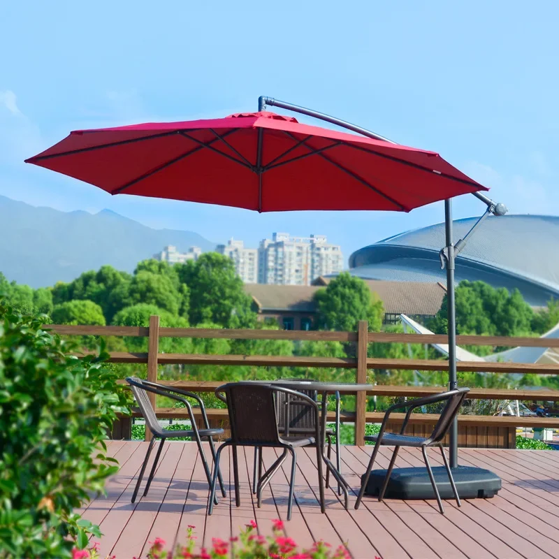 Outdoor Furniture For Sale - Modern Metal Outdoor Garden Umbrella Hot