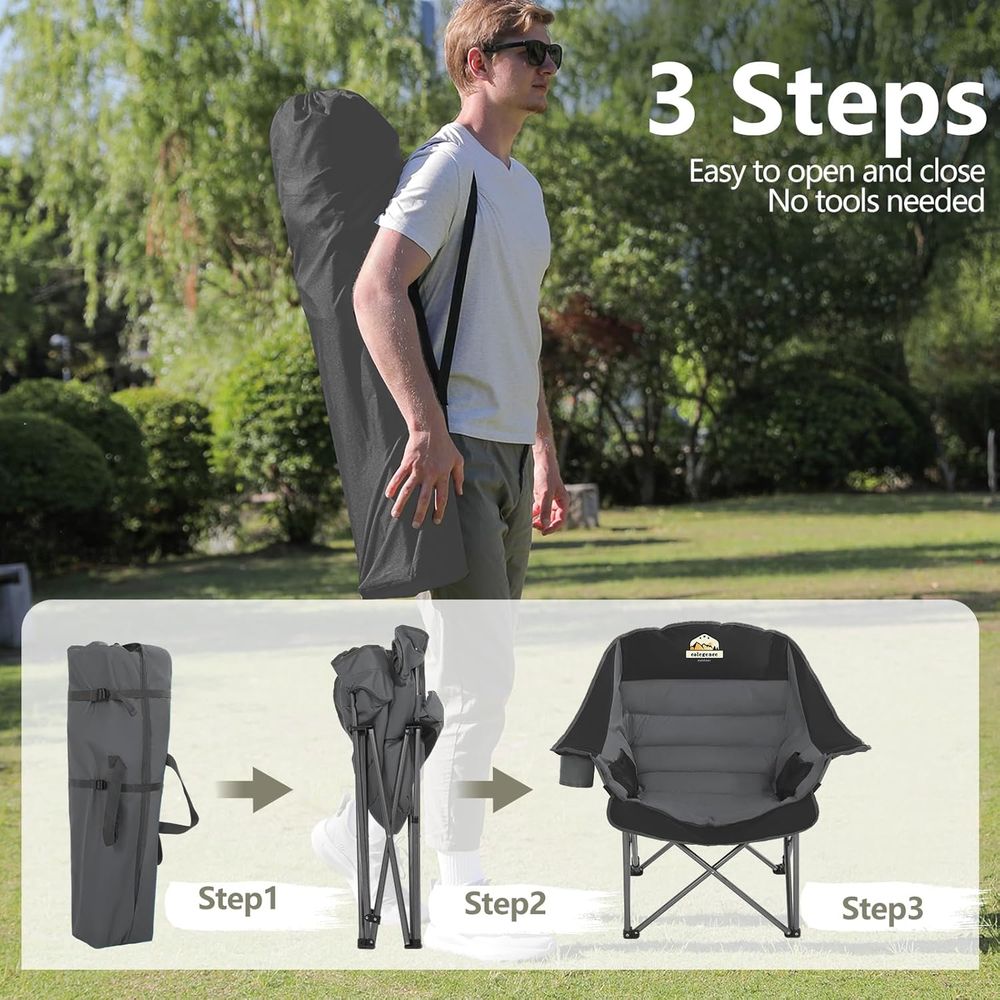 Oversized Camping Chairs Set o - Outdoor Furniture Xl recension och pris