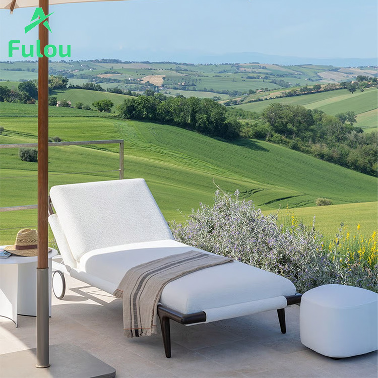 Modern Aluminum Sun Lounge UV  - Outdoor Furniture Quick Dry recension och pris