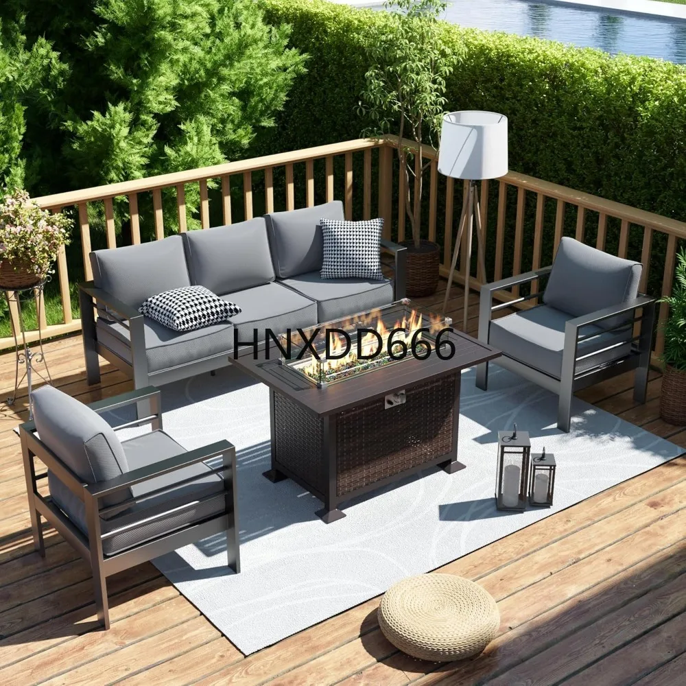 Patio Furniture Set with Fire  - Outdoor Furniture Fire Pit recension och pris
