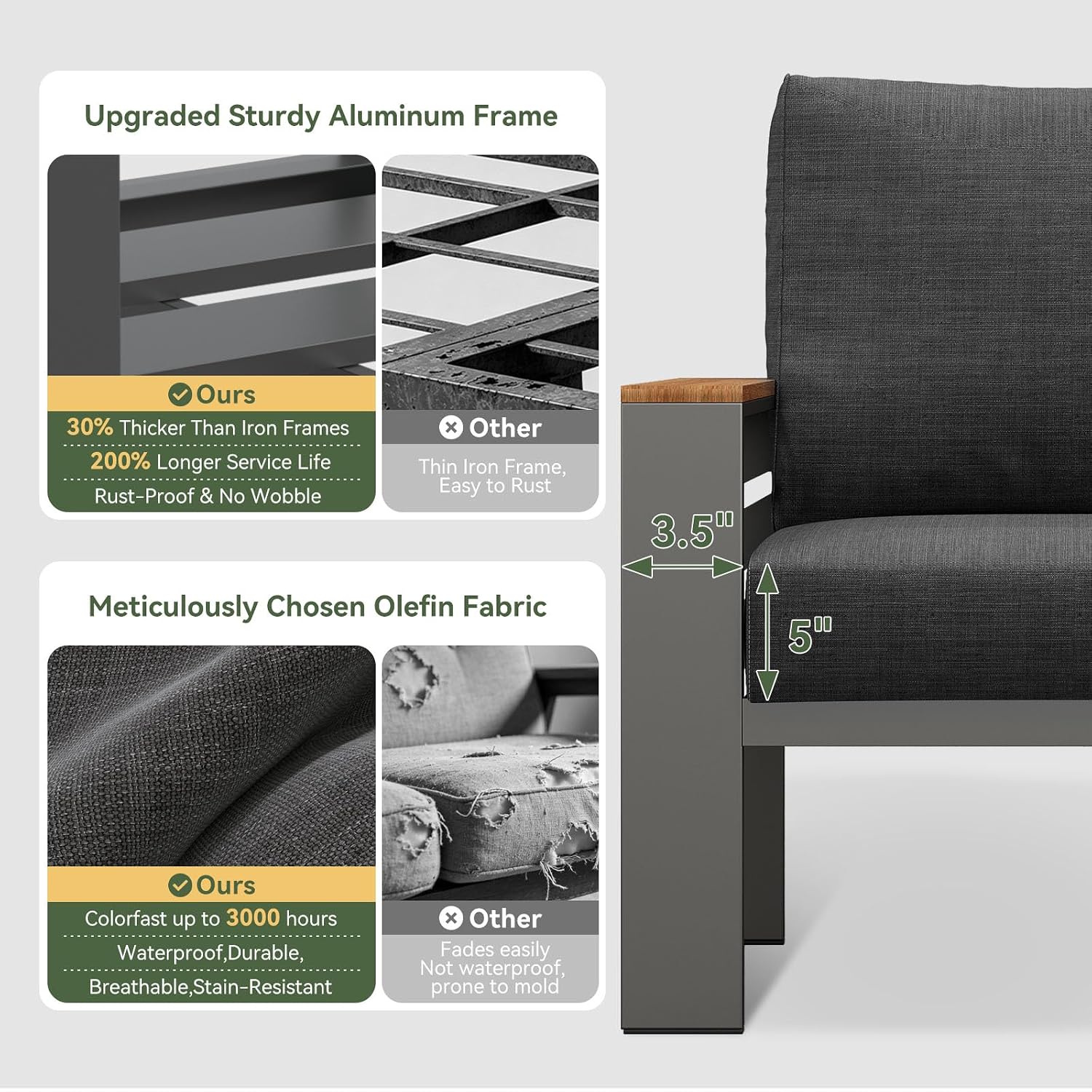 Patio Furniture Set, Aluminum  - Outdoor Furniture Arhaus recension och pris