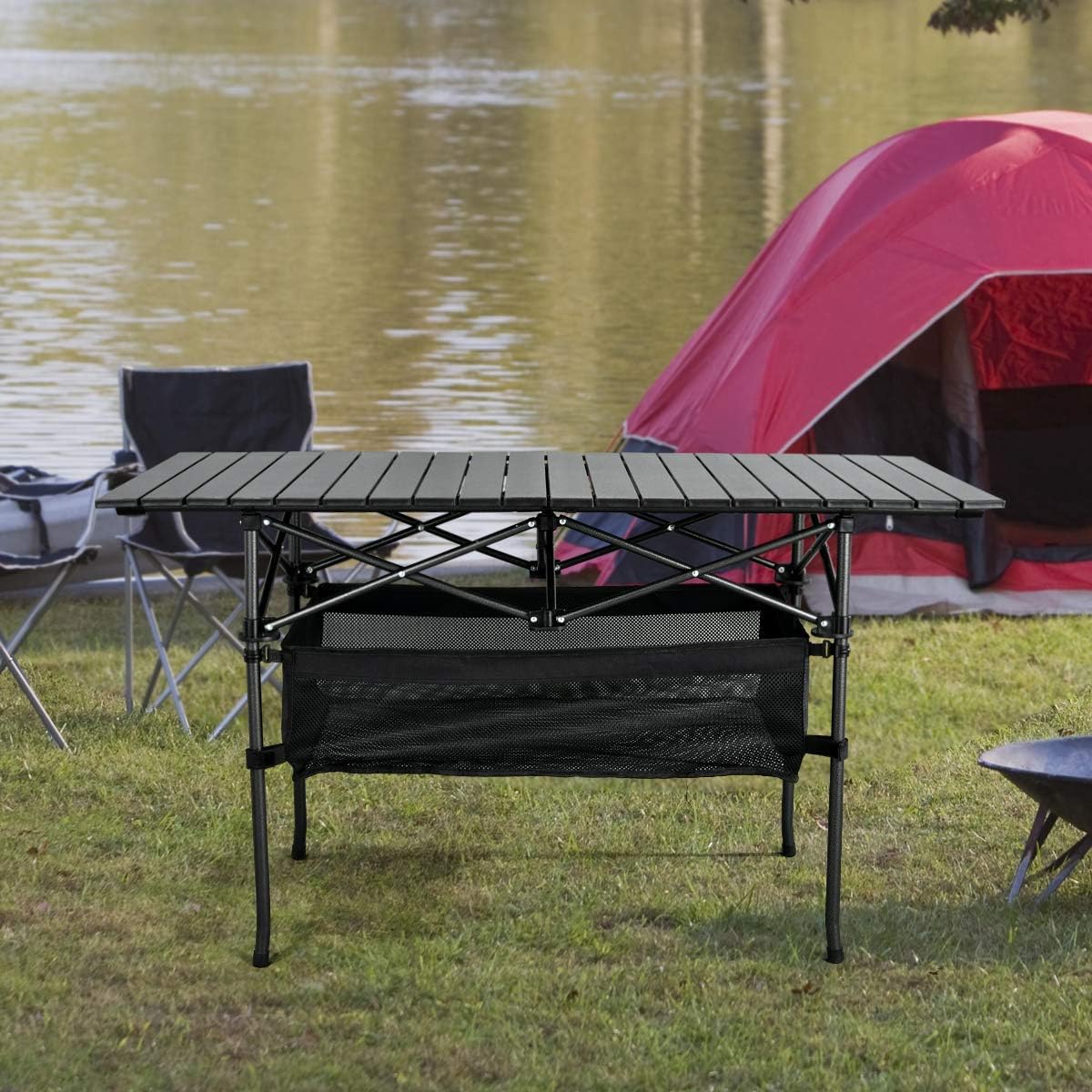 Folding Portable Camp Table Al - Outdoor Furniture Europe recension och pris