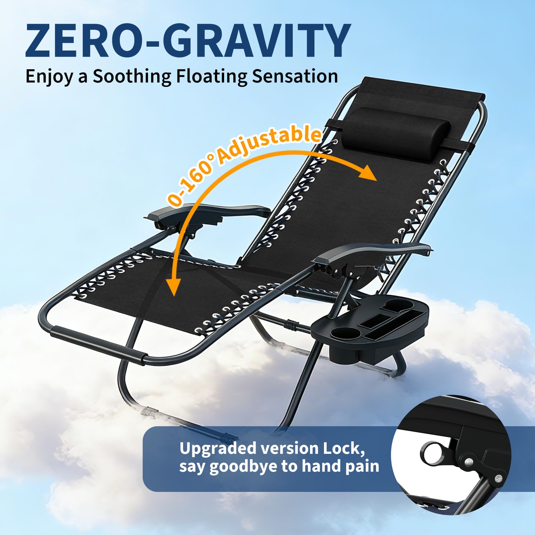 Zero Weighted Patio Lounge Rec - Outdoor Furniture Quick Dry recension och pris