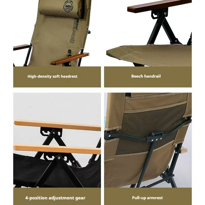 Folding High Back Beach Campin - Outdoor Furniture Used recension och pris