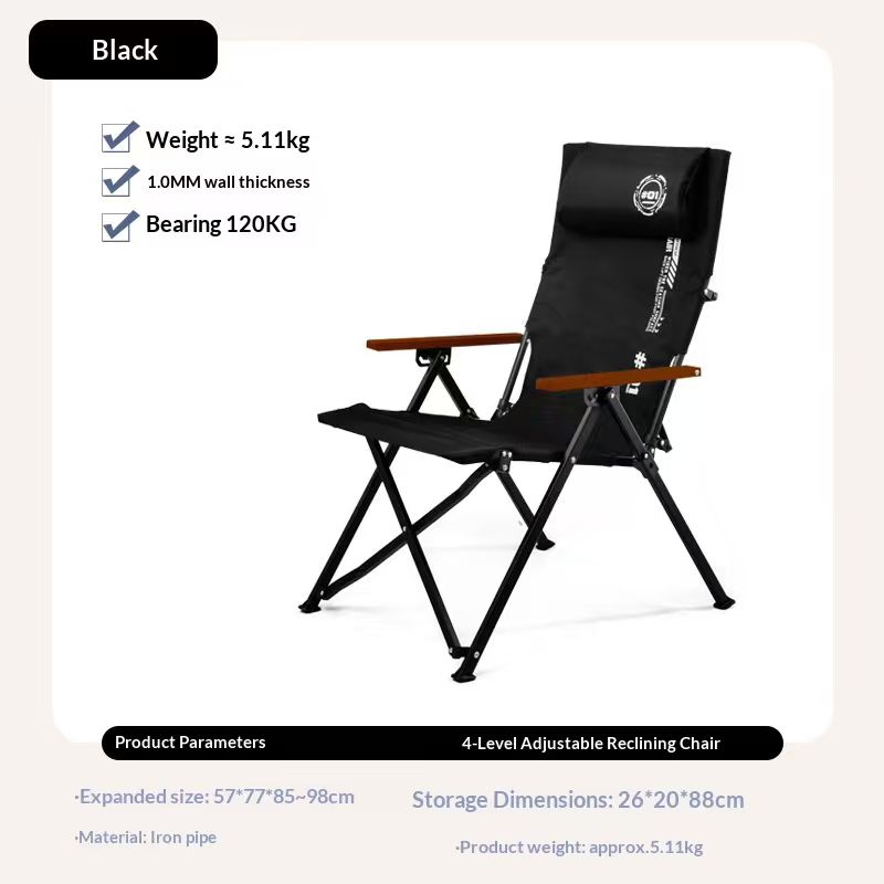 Folding High Back Beach Campin - Outdoor Furniture Used recension och pris