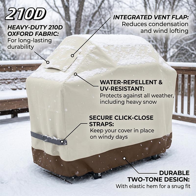 210D BBQ Beige Barbecue Grill  - Outdoor Furniture Used recension och pris