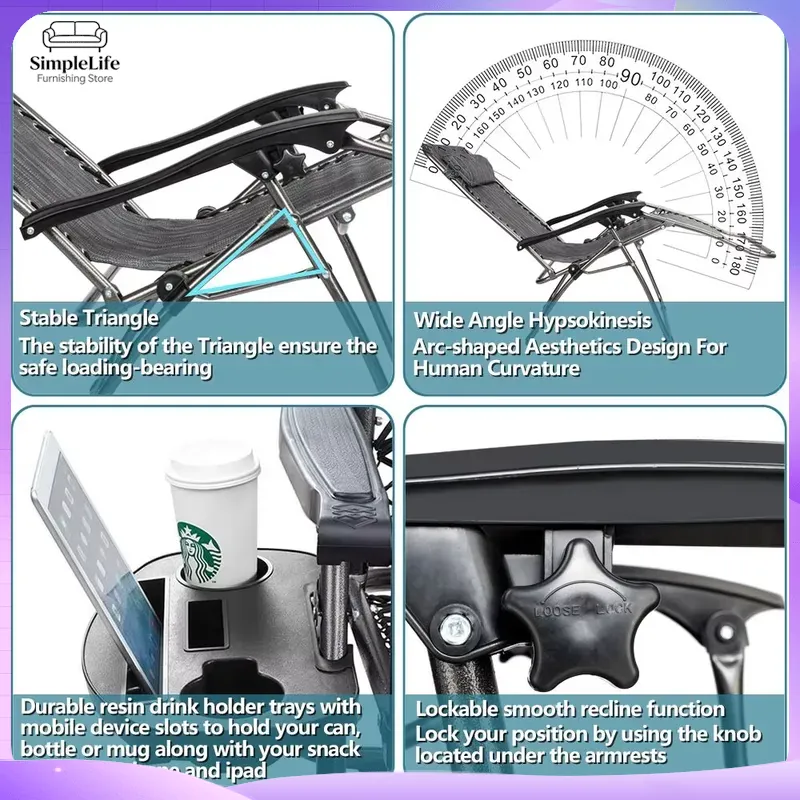 Infinite Zero Gravity Chair Ad - Deck Chair Lounger recension och pris