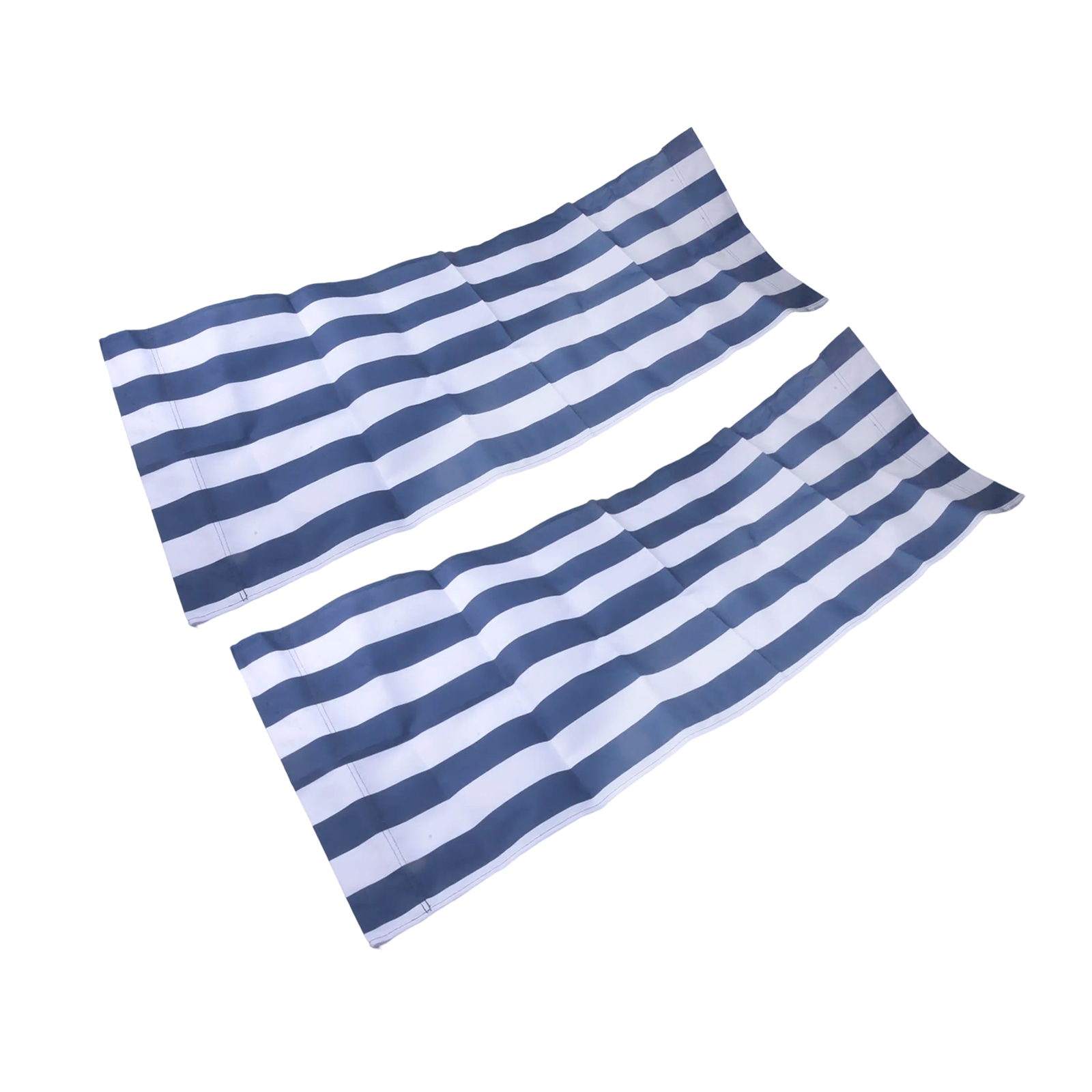 120x45cm White Blue Striped Po - Deck Chair Lounger recension och pris