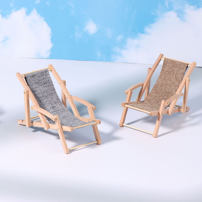 1Pc 1/12 Dollhouse Foldable De - Deck Chair Lounger recension och pris