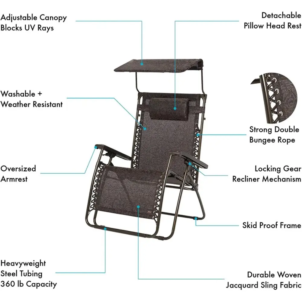 2-Pack 30 XL Zero Gravity Outd - Outdoor Furniture Xl recension och pris
