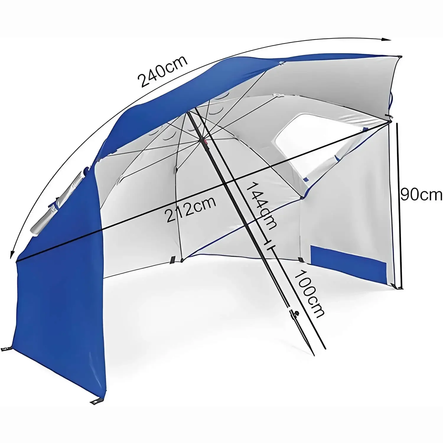 2 Meter Awning Sport-umbrella  - Outdoor Furniture Xl recension och pris