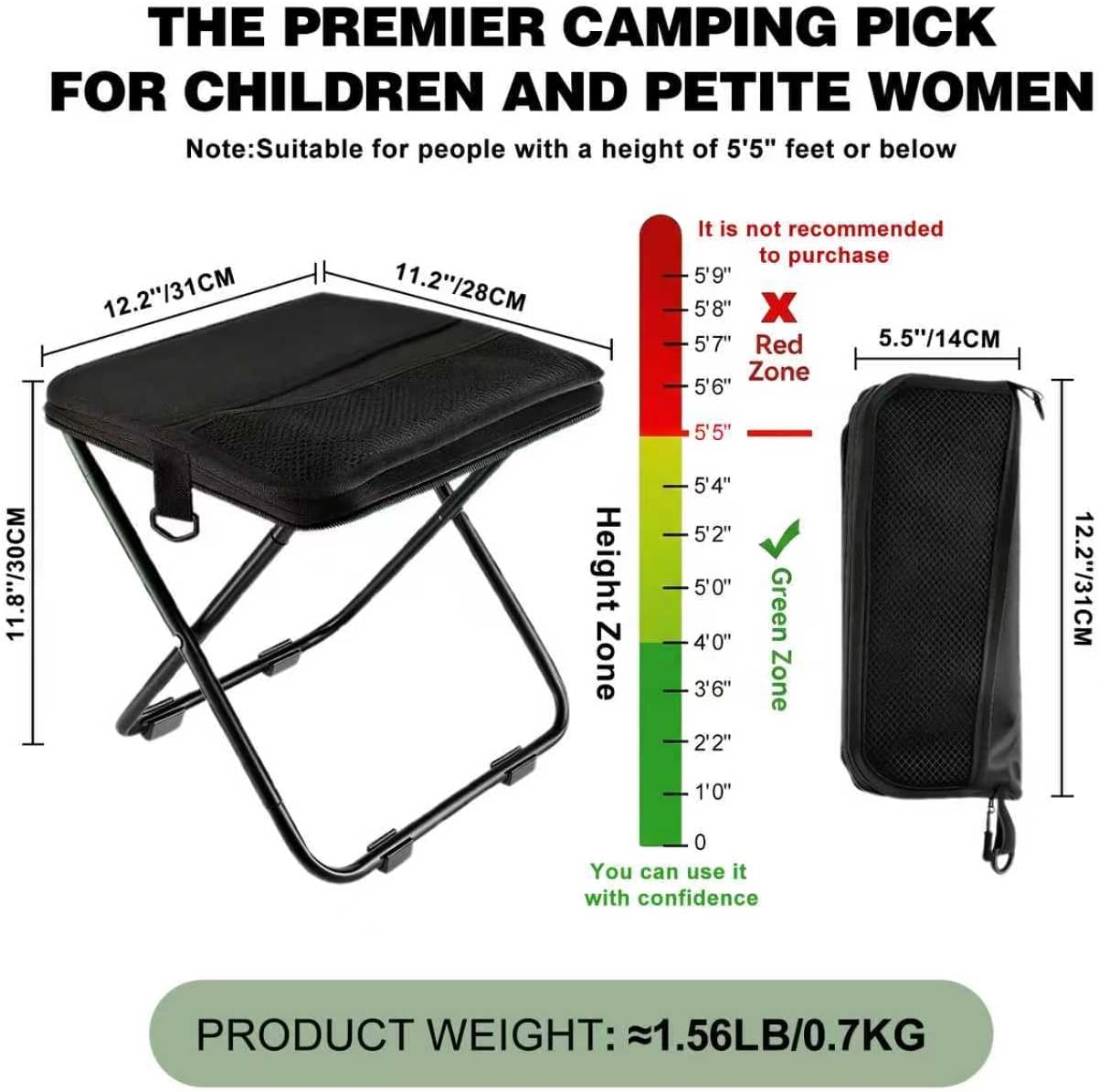 GMOX Camping Stool Portable Ch - Outdoor Furniture Used recension och pris