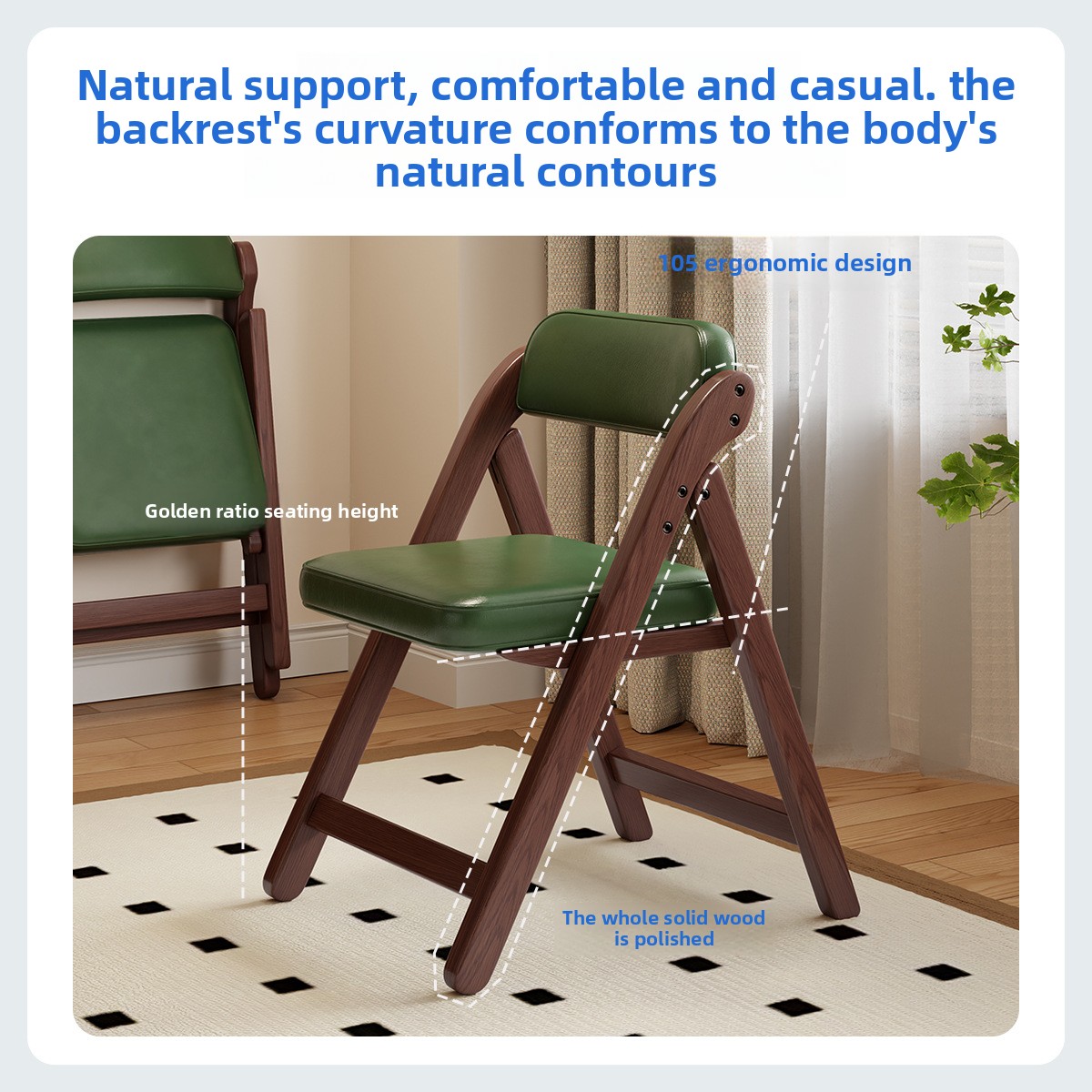 Vintage style solid wood foldi - Outdoor Furniture For Sale recension och pris