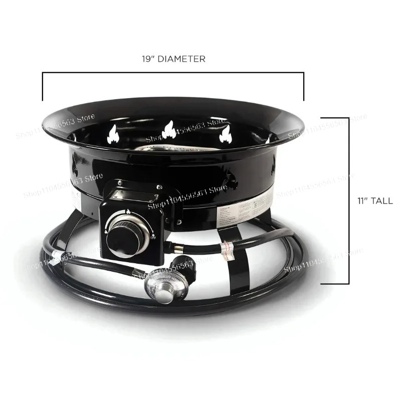 Portable Propane Fire Pit 58,0 - Outdoor Furniture Fire Pit recension och pris