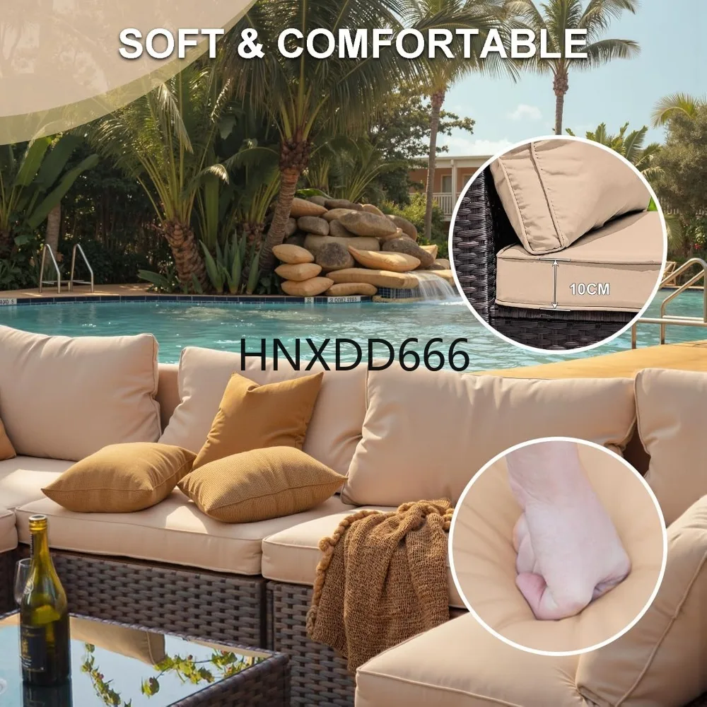 7 Piece Patio Furniture Set wi - Outdoor Furniture Fire Pit recension och pris