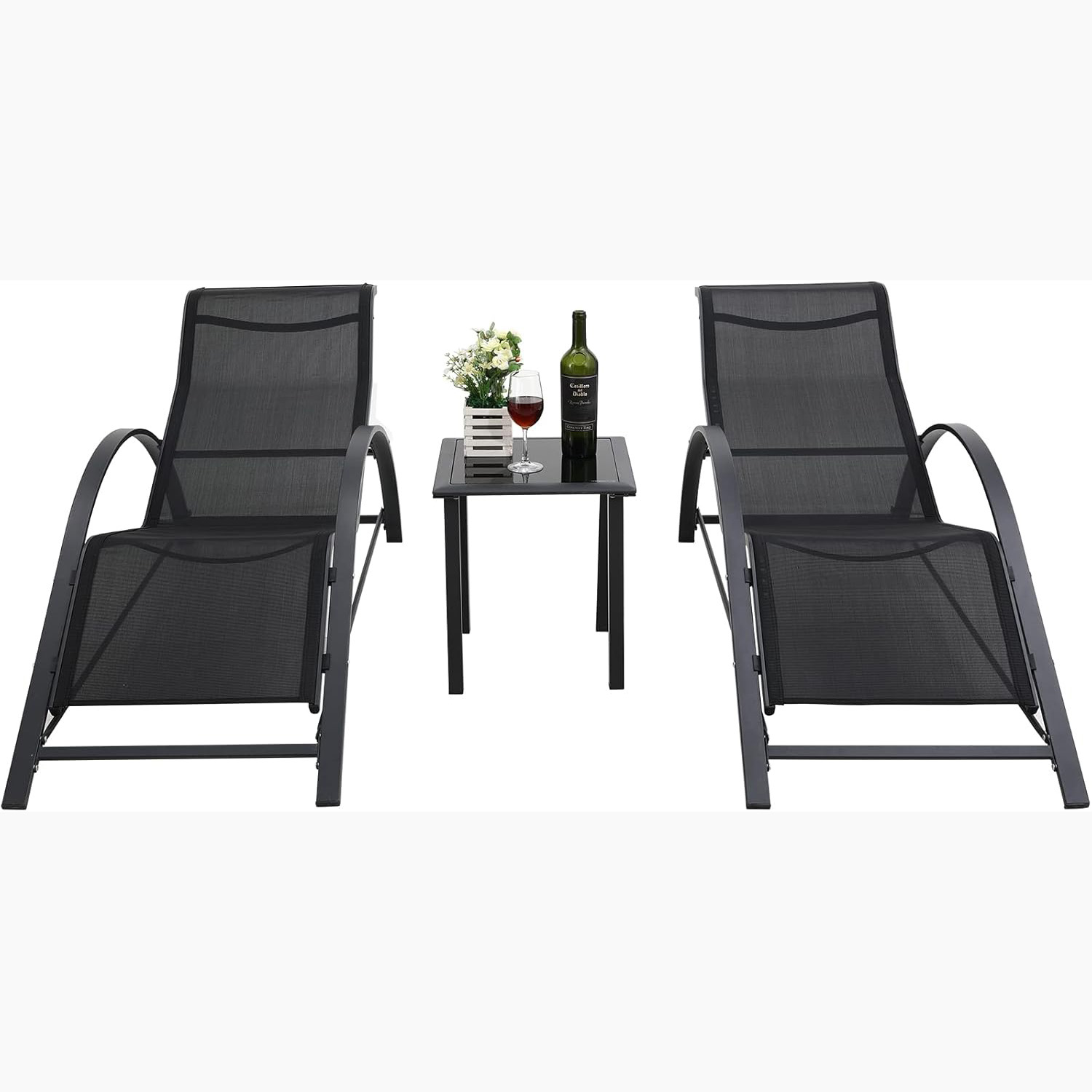 Patio Pool Chair Sun Lounger S - Deck Chair Lounger recension och pris