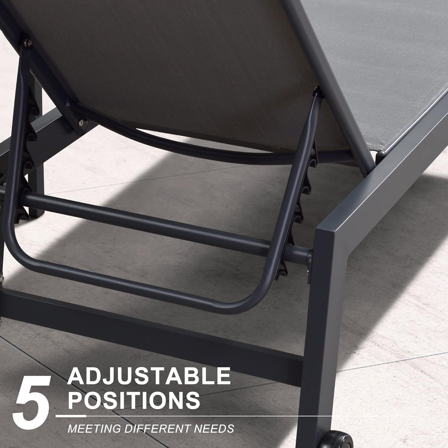 Wide Patio Lounge Chair 2 Set  - Outdoor Furniture Quick Dry recension och pris