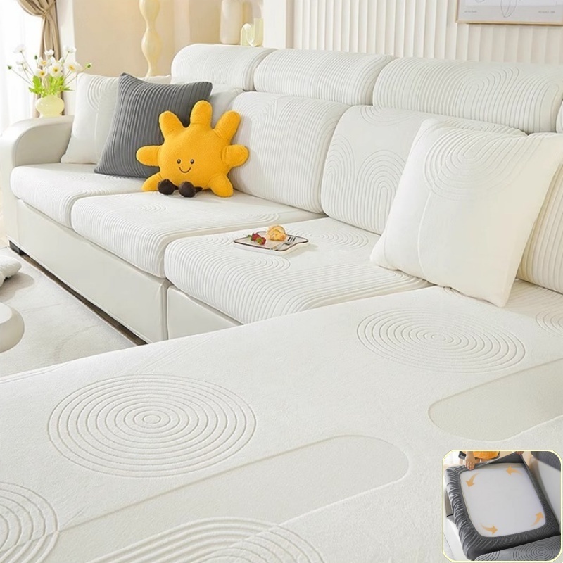Elastic Jacquard Velvet Sofa C - Outdoor Furniture Xl recension och pris