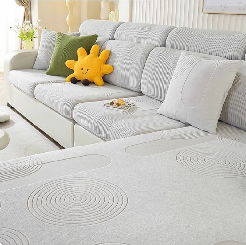 Elastic Jacquard Velvet Sofa C - Outdoor Furniture Xl recension och pris