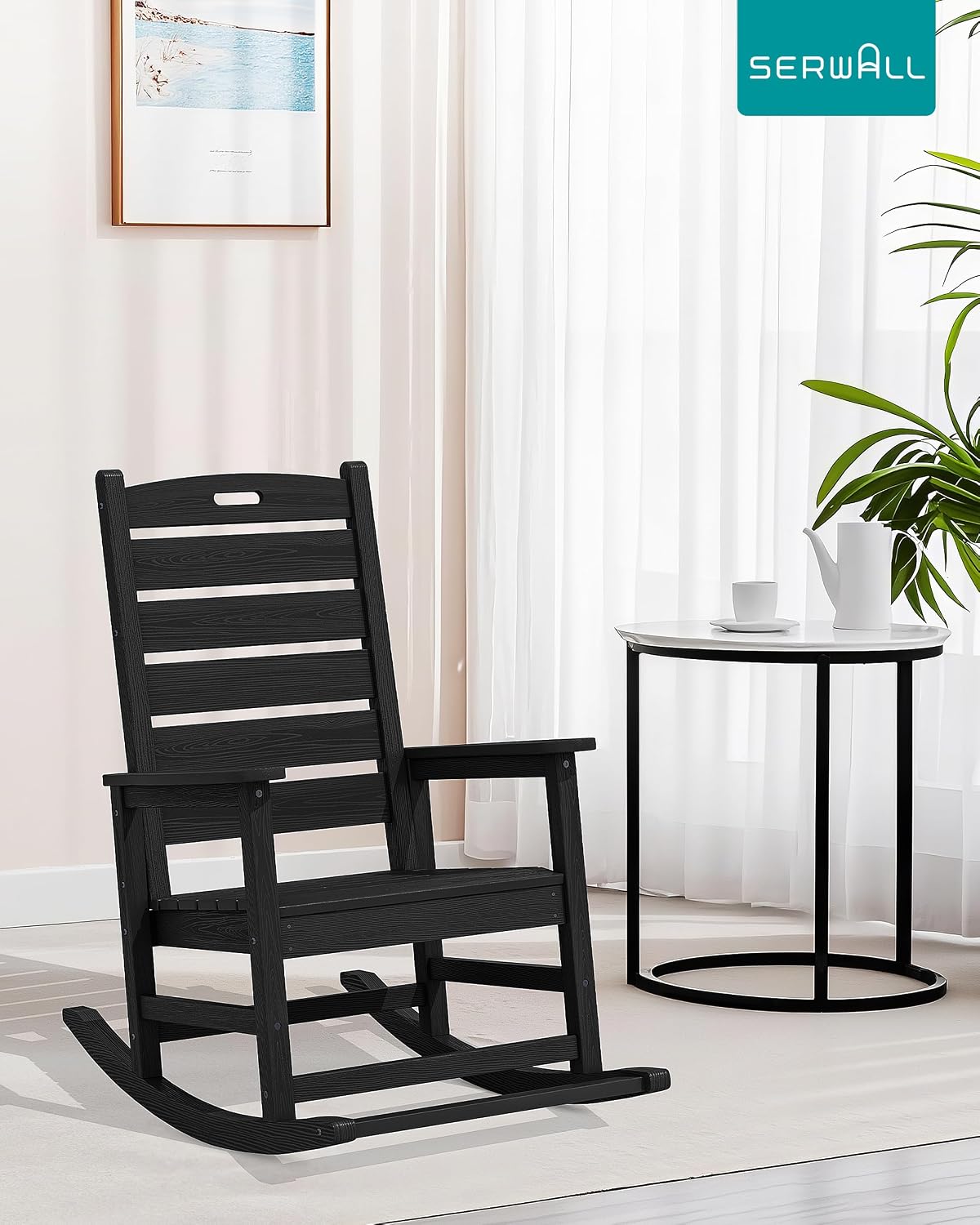 Oversized Outdoor Rocking Chai - Deck Chair Lounger recension och pris