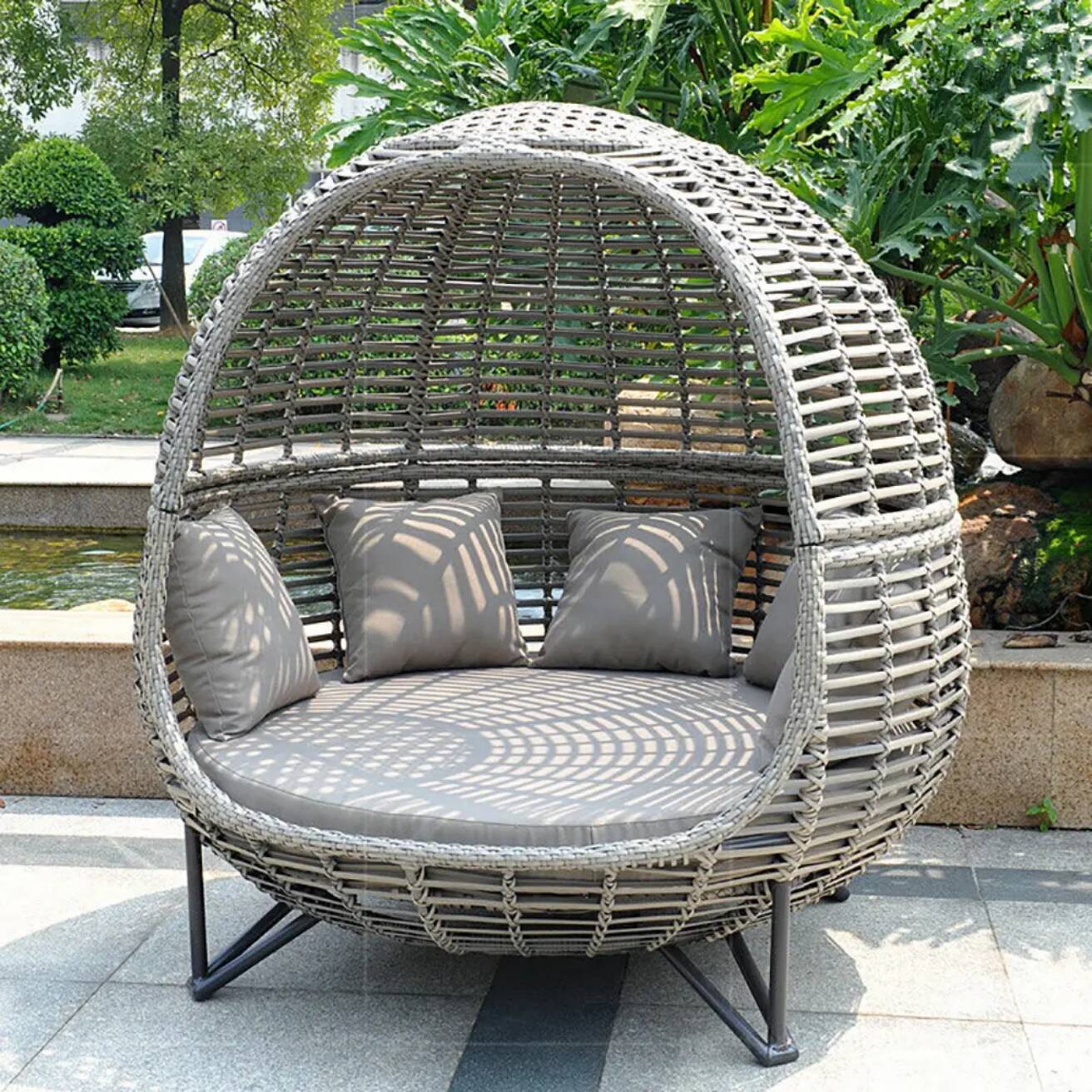Nordic Patio Canopy Daybed Out - Outdoor Daybed Sofa recension och pris