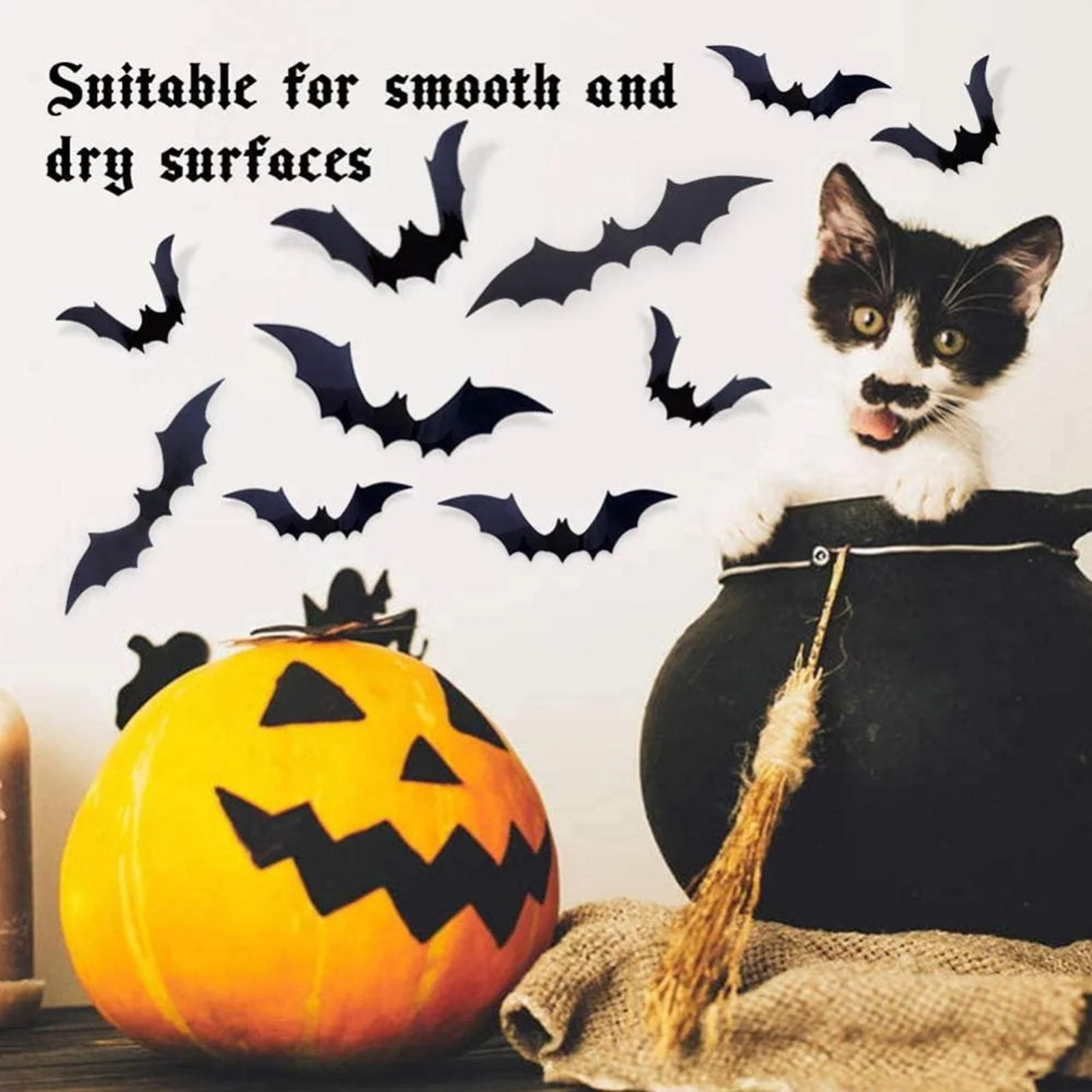 Black Bat Silhouette Halloween - Outdoor Furniture Europe recension och pris