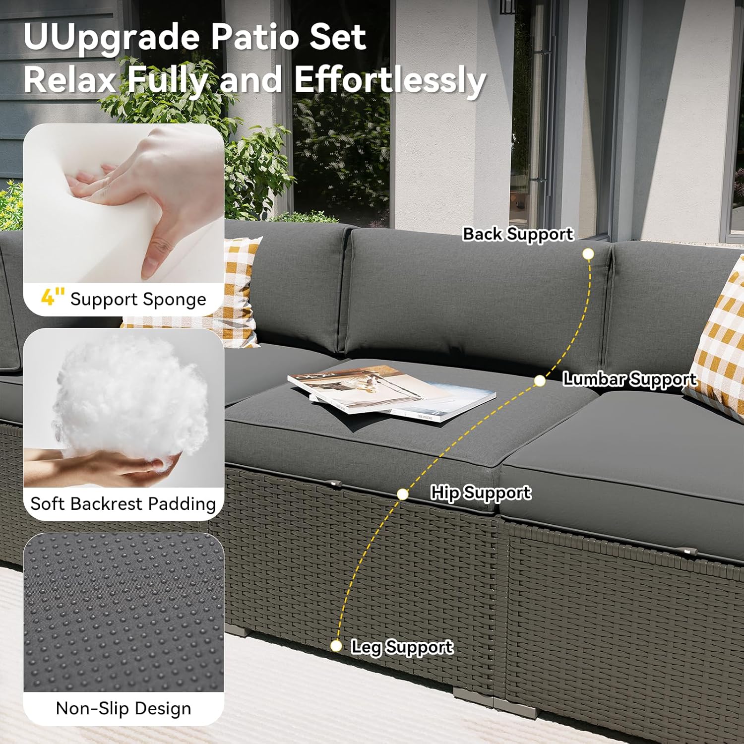 Patio Furniture Set with Fire  - Outdoor Furniture Fire Pit recension och pris