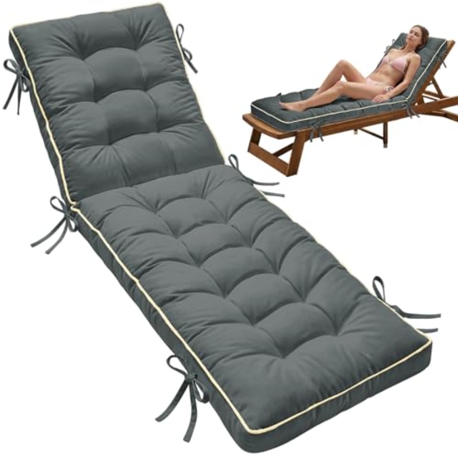 x21 Folding Chaise Lounge Cush - Outdoor Furniture Quick Dry recension och pris