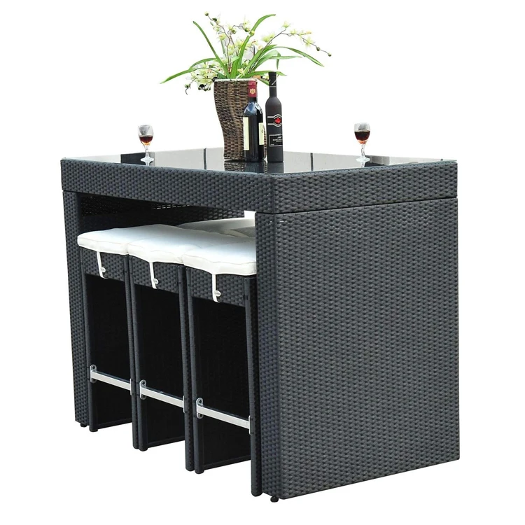 7pcs Rattan Bar Set Garden Wic - Outdoor Furniture Europe recension och pris