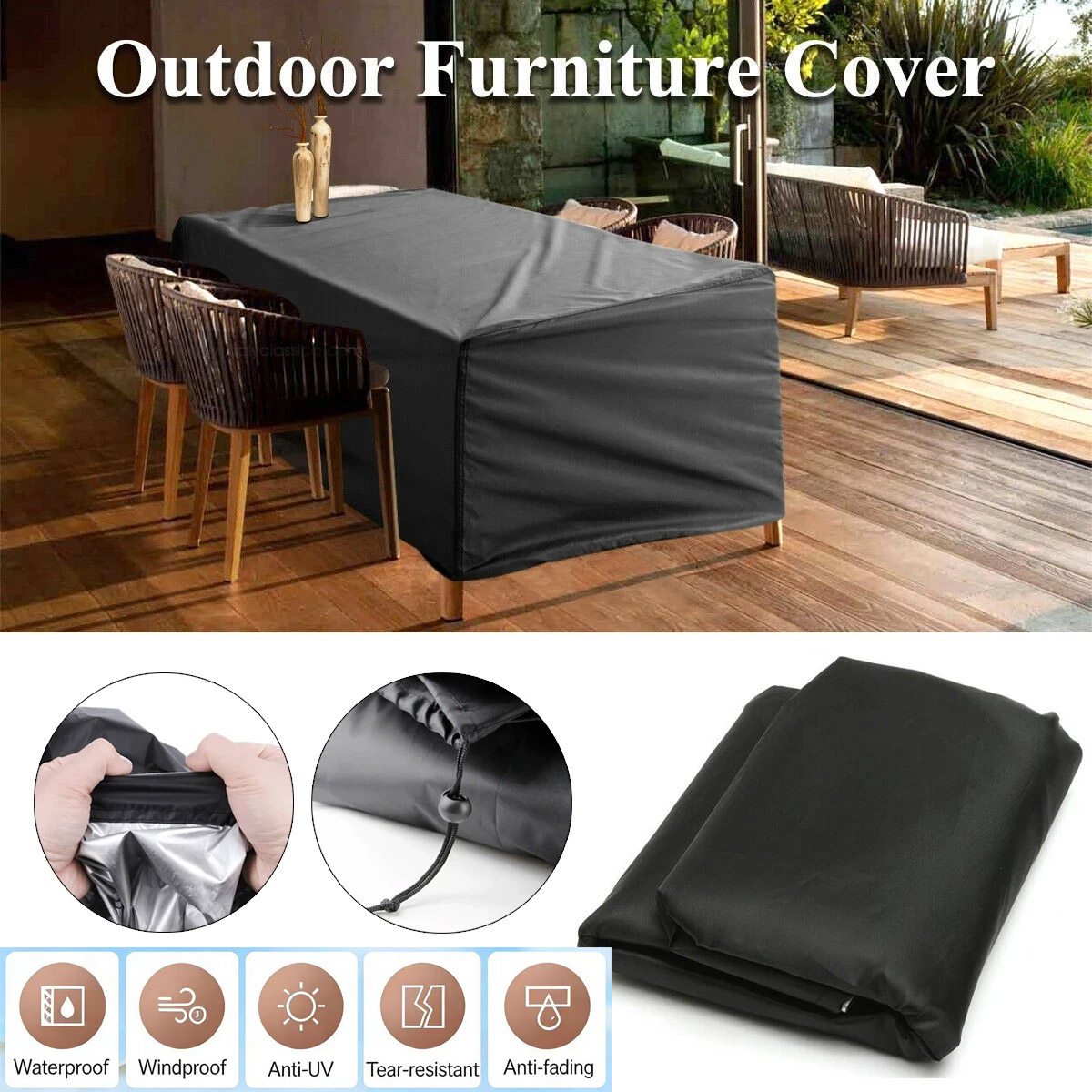 Commonly Used Sizes Waterproof - Outdoor Furniture Table And Chairs recension och pris
