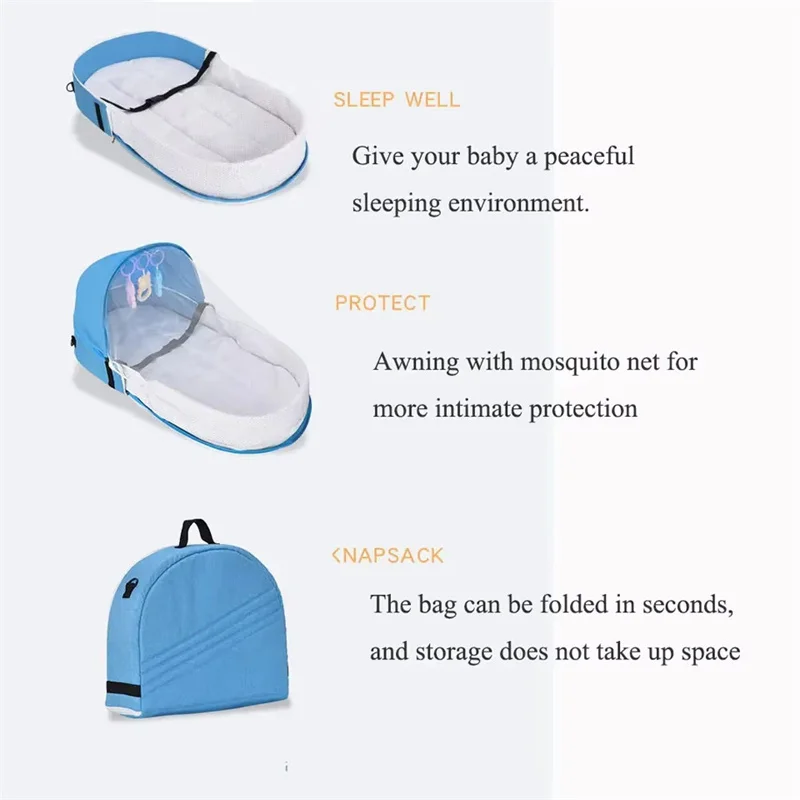 Baby Bed Convenient Folding An - Outdoor Daybed Sofa recension och pris