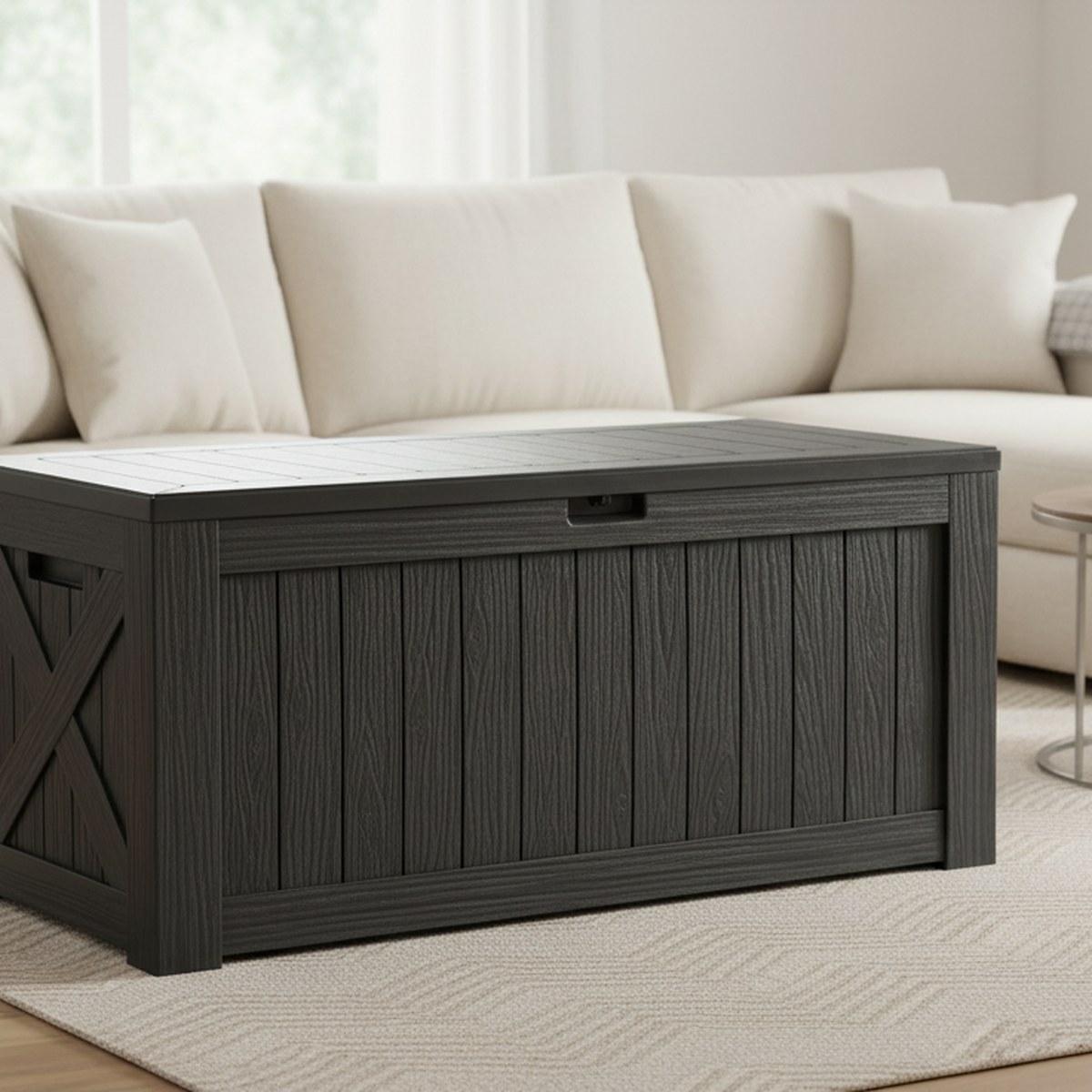 Large 120 Gallon Outdoor Deck  - Outdoor Furniture With Storage recension och pris