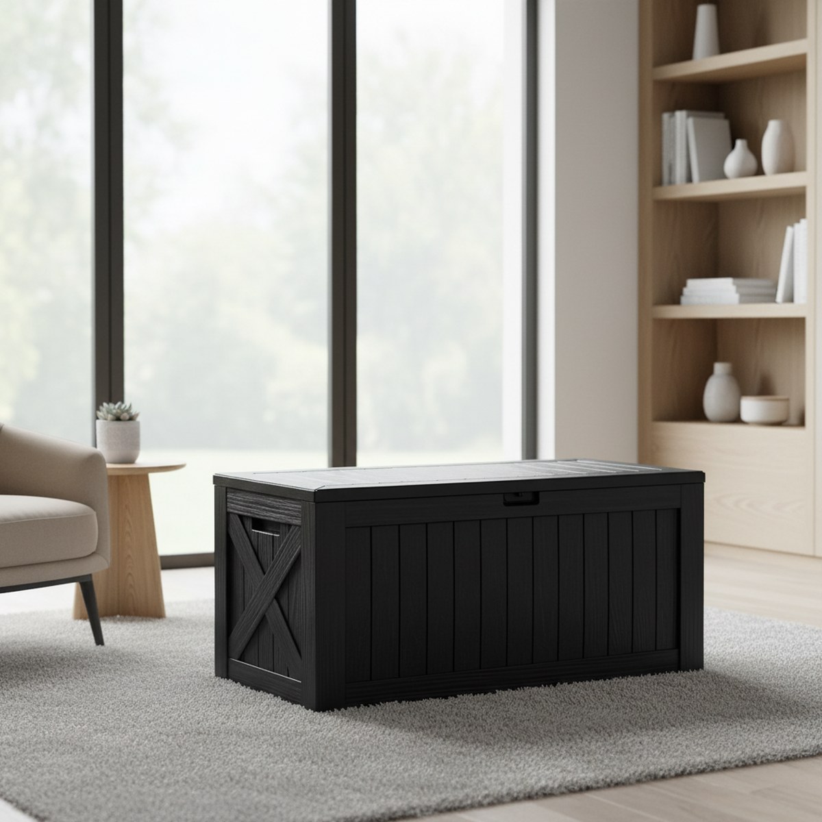 Large 120 Gallon Outdoor Deck  - Outdoor Furniture With Storage recension och pris