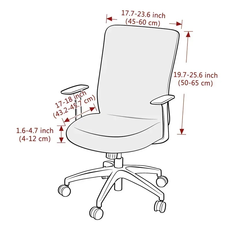 1PC Jacquard Office Chair Cove - Outdoor Furniture Xl recension och pris