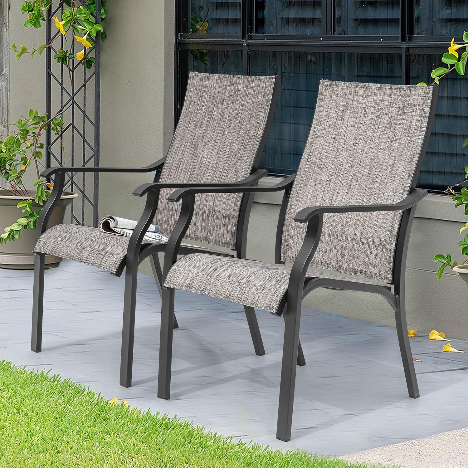 Outdoor Dining Chair 2pcs, Tex - Outdoor Furniture Quick Dry recension och pris