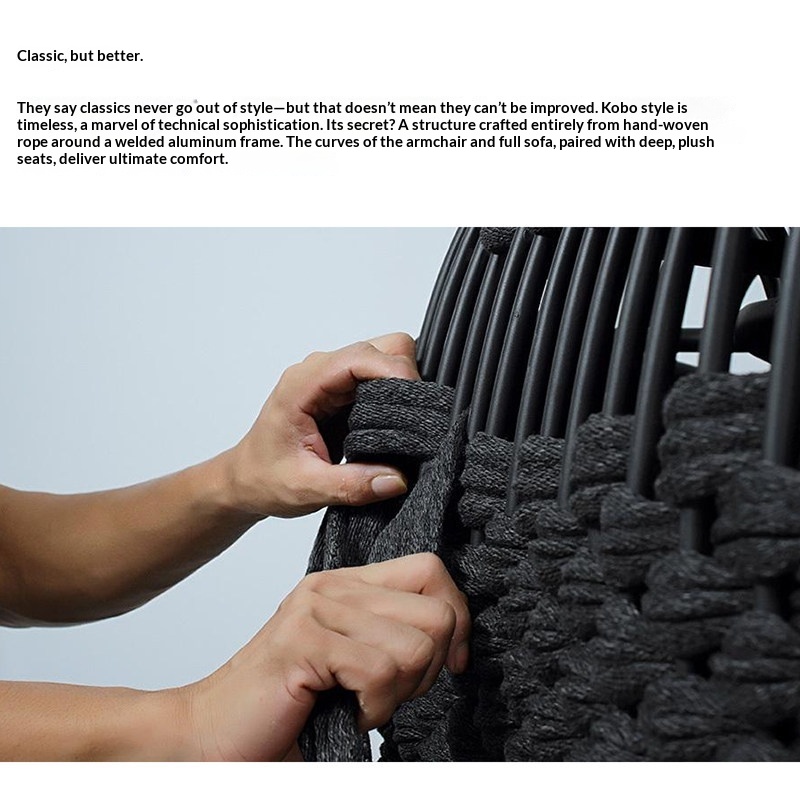 Modern Minimalist Outdoor Sofa - Outdoor Furniture Europe recension och pris