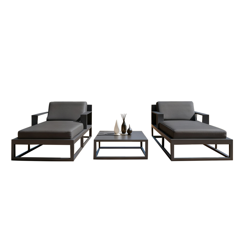 Outdoor Aluminum Sunbed Garden - Deck Chair Lounger recension och pris