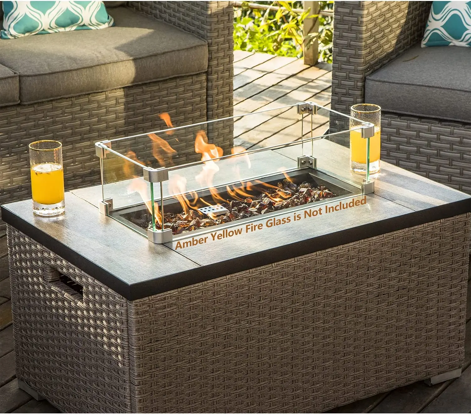 -Outdoor Furniture 5-Piece Wic - Outdoor Furniture Fire Pit recension och pris