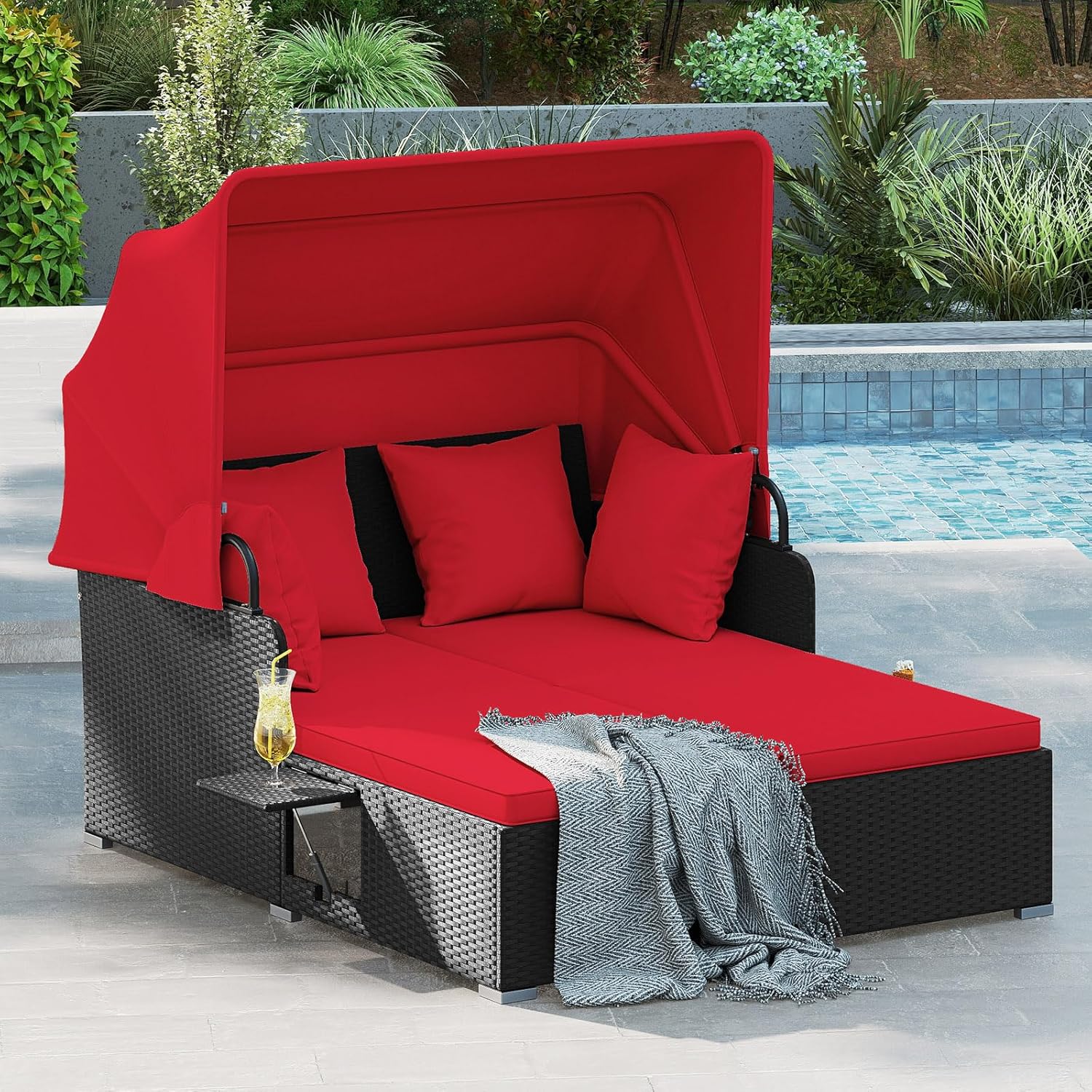 2 Person Rattan Outdoor Daybed - Outdoor Daybed Sofa recension och pris