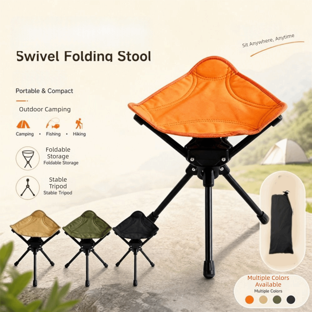 Three Legged Folding Rotating  - Outdoor Furniture Used recension och pris