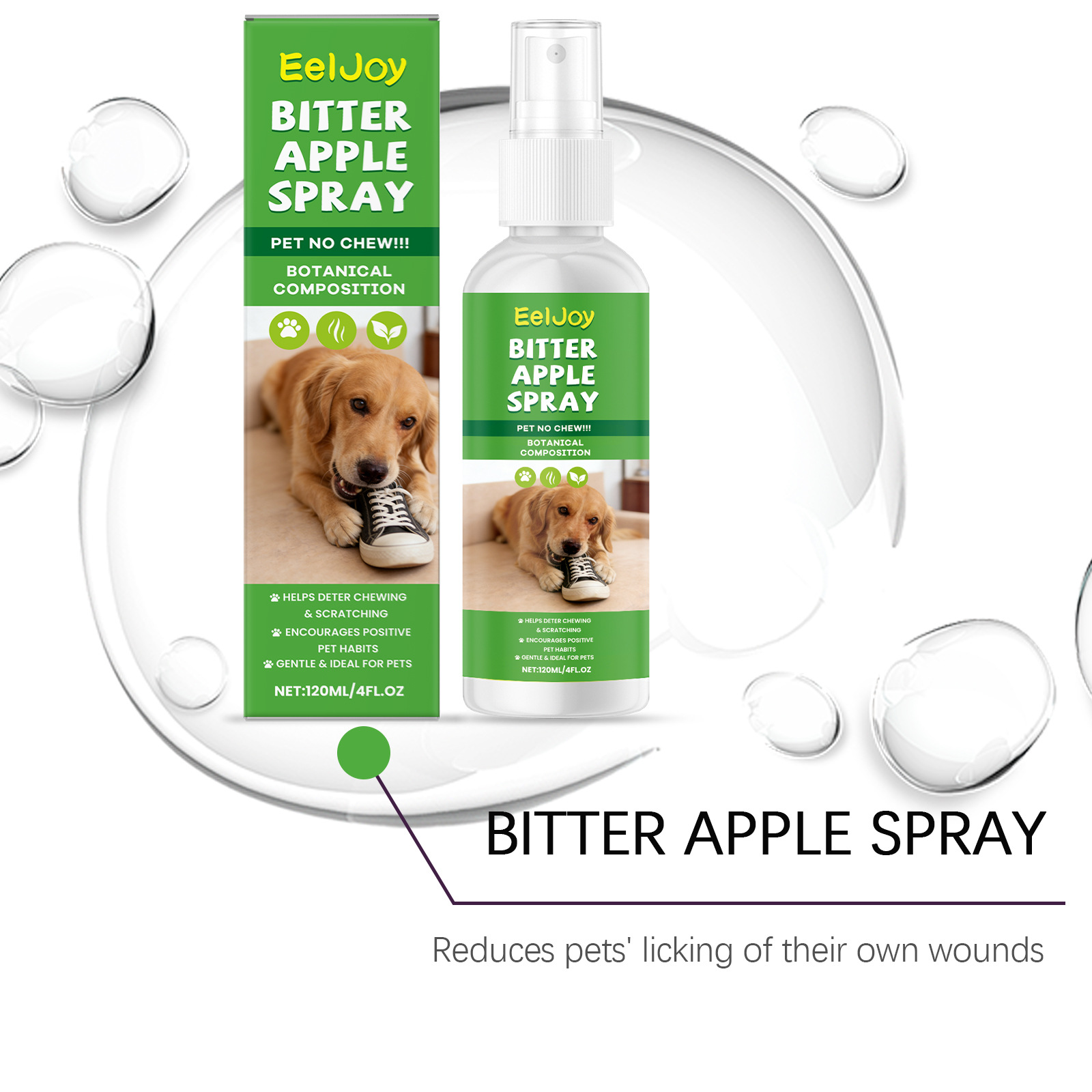 Pet Anti-Chew Spray Non-Toxic  - Outdoor Furniture Quick Dry recension och pris