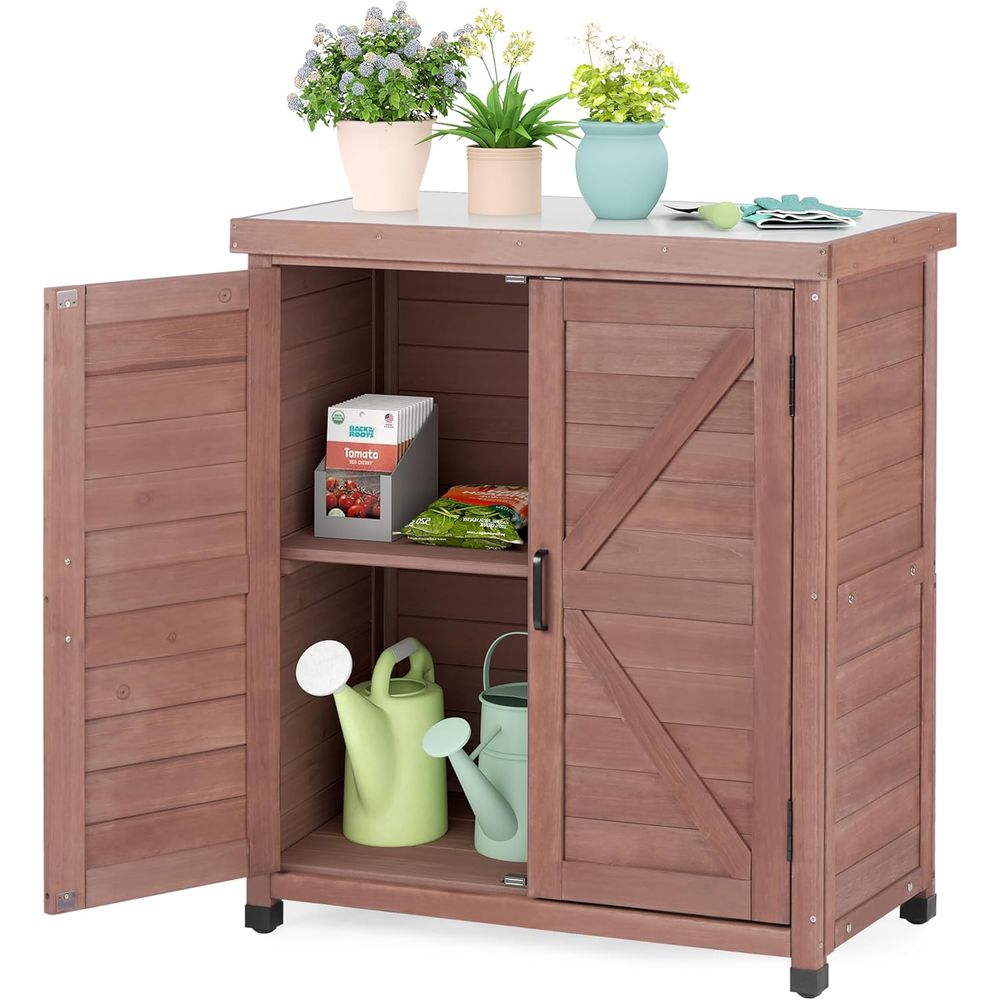 Outdoor Storage Cabinet & Pott - Outdoor Furniture With Storage recension och pris