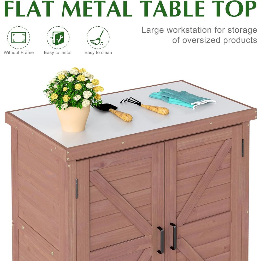 Outdoor Storage Cabinet & Pott - Outdoor Furniture With Storage recension och pris