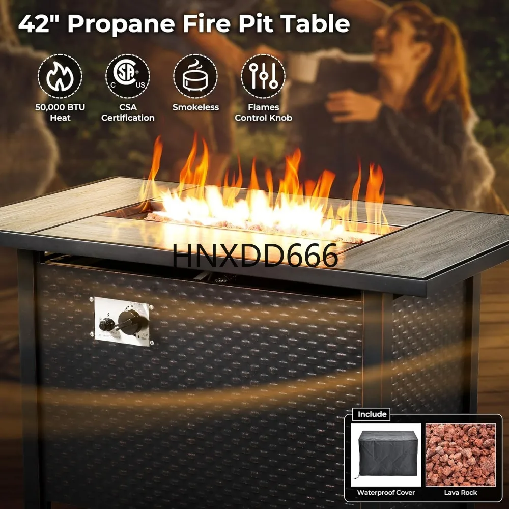 Outdoor 8 Piece Patio Furnitur - Outdoor Furniture Fire Pit recension och pris