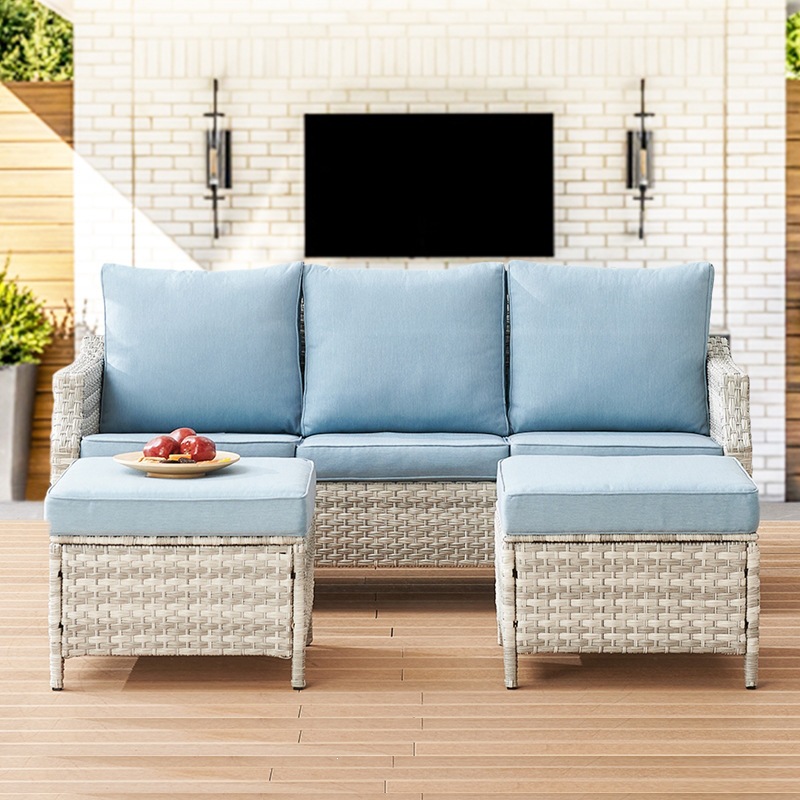 Modern PE Rattan Outdoor Sofa  - Outdoor Furniture Quick Dry recension och pris