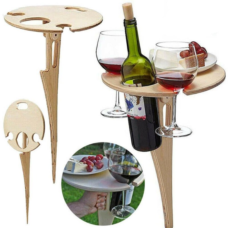 Outdoor Wine Table Portable Pi - Outdoor Furniture Europe recension och pris