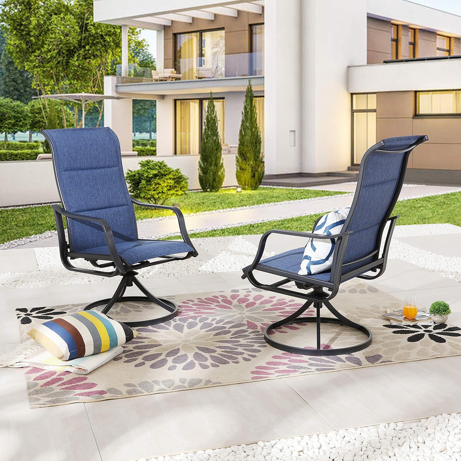 Outdoor Swivel Patio Dining Ch - Deck Chair Lounger recension och pris
